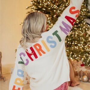 Colorful Merry Christmas Sweater